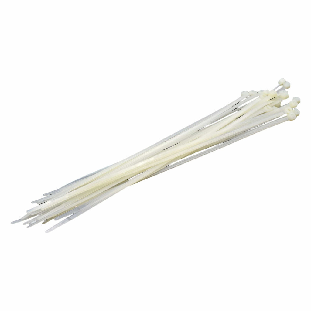RAPTOR Natural 300mm x 4.8mm Medium Duty Cable Ties, 20 Pack-3
