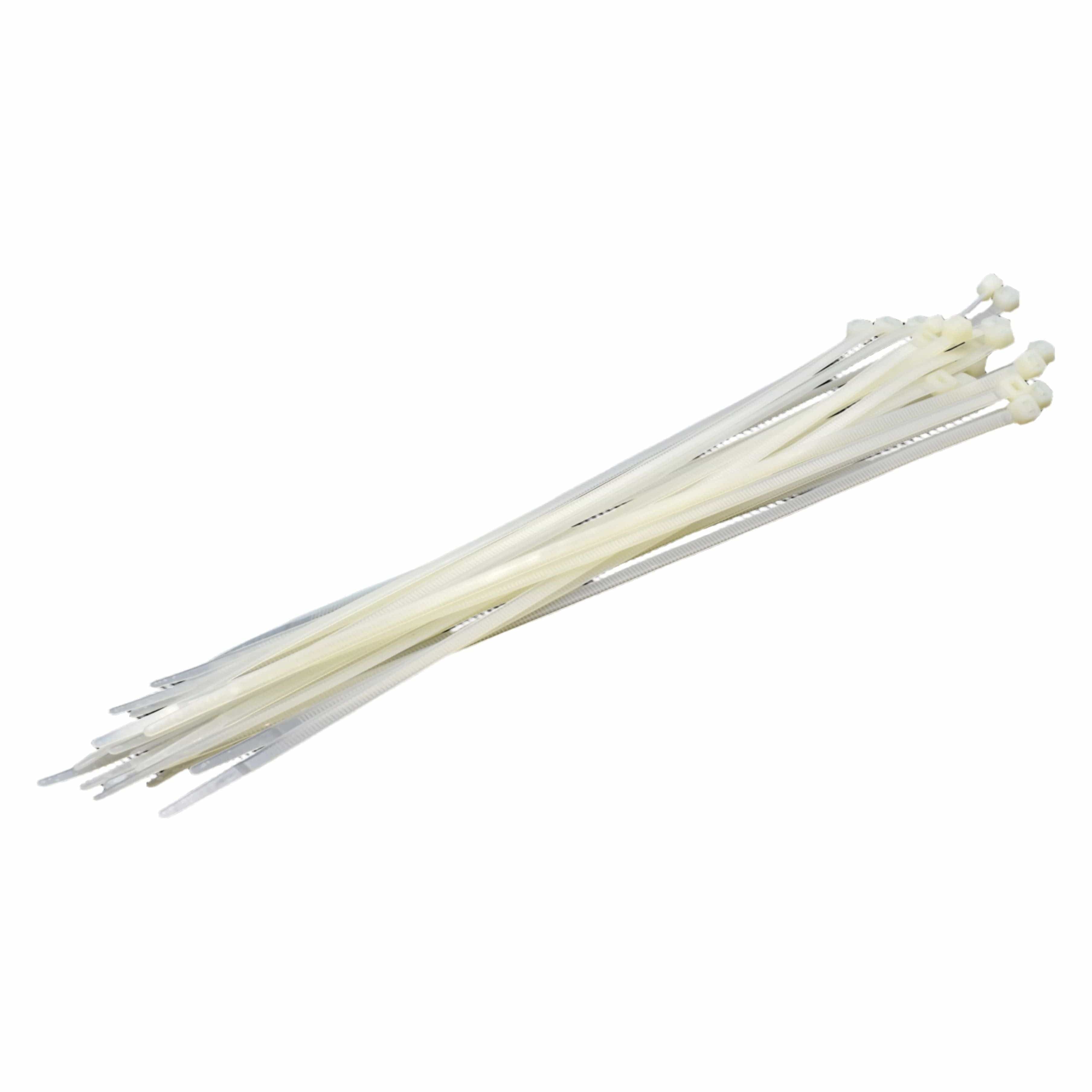 RAPTOR Natural 300mm x 4.8mm Medium Duty Cable Ties, 20 Pack-3