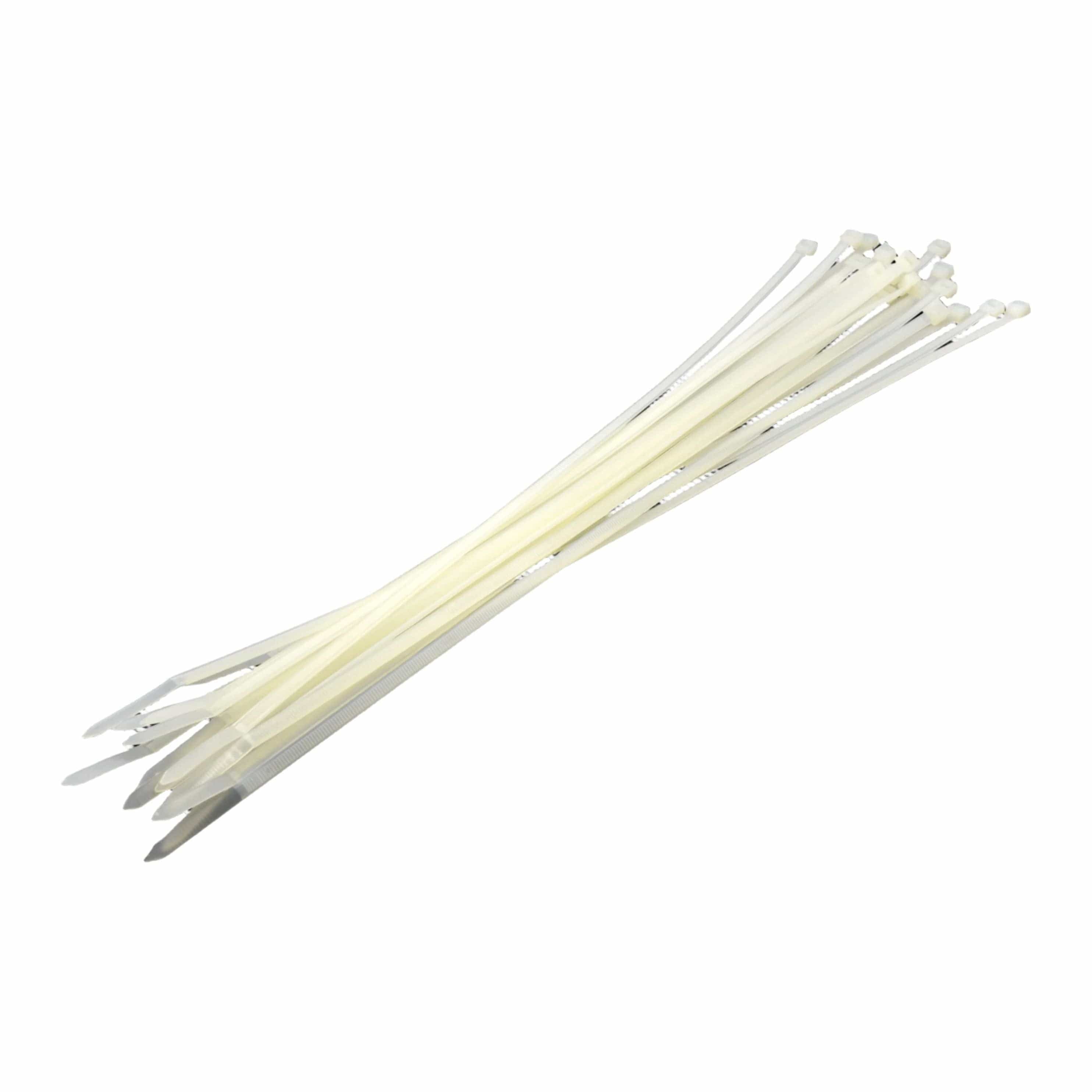 RAPTOR Natural 370mm x 4.8mm Medium Duty Cable Ties, 20 Pack-4