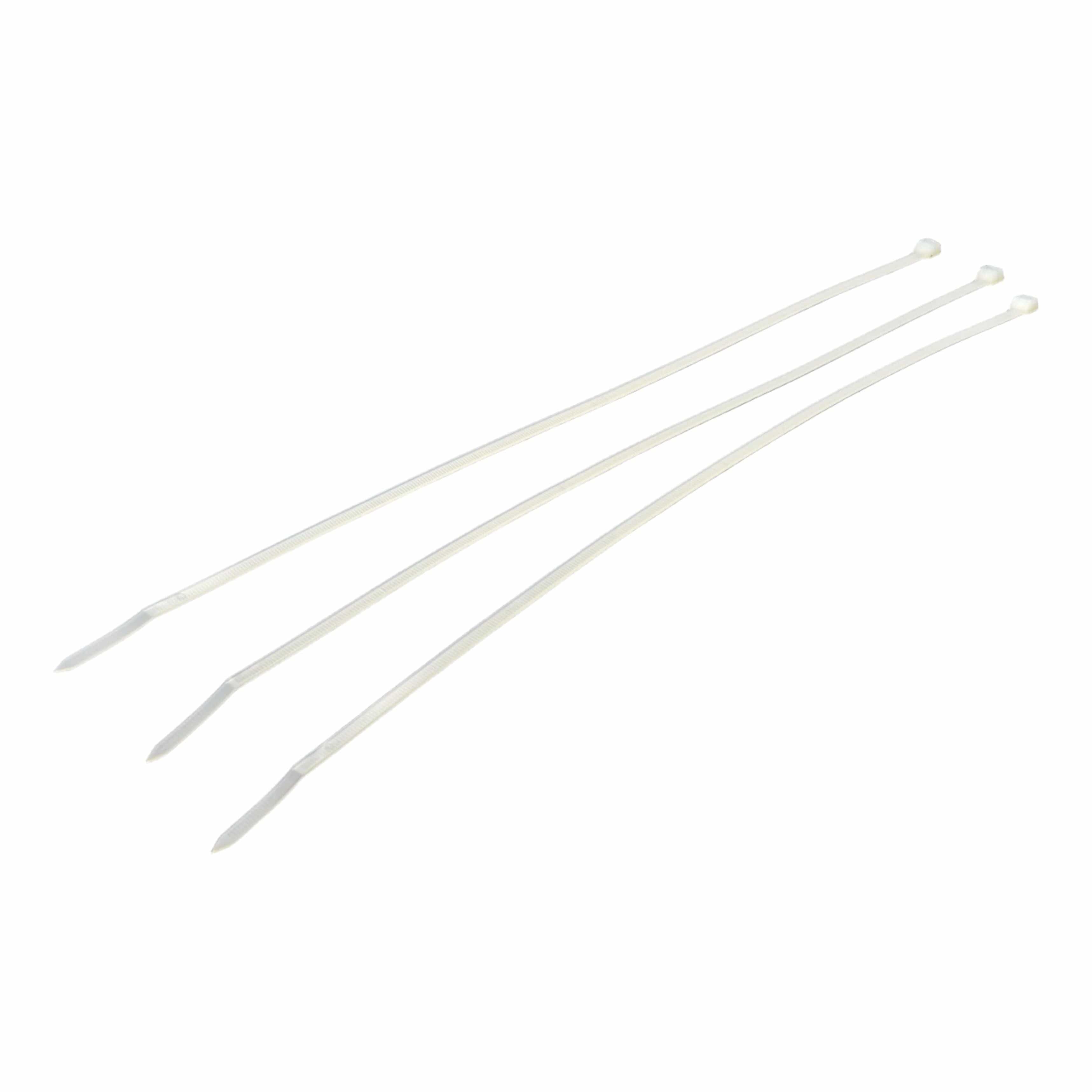 RAPTOR Natural 370mm x 4.8mm Medium Duty Cable Ties, 20 Pack-2