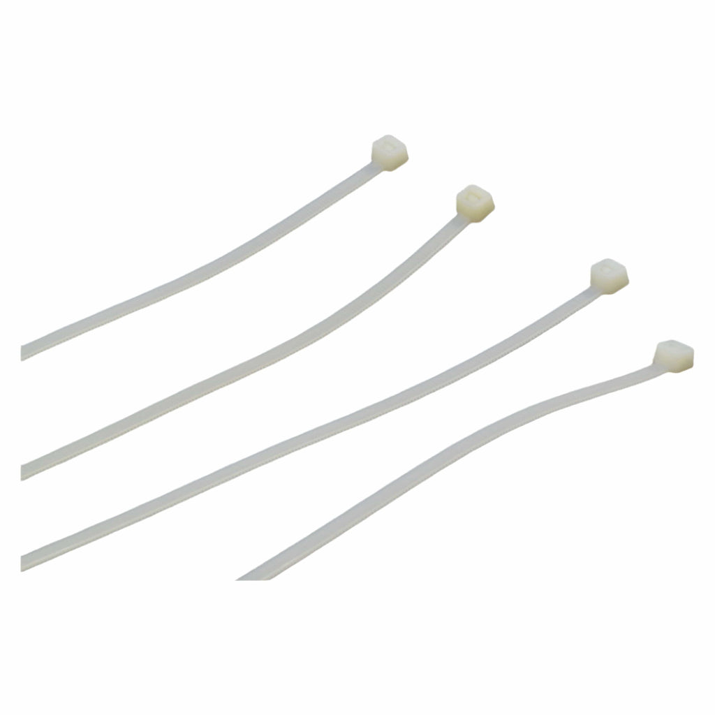 RAPTOR White 300mm x 4.8mm Medium Duty Cable Ties, 100 Pack-2