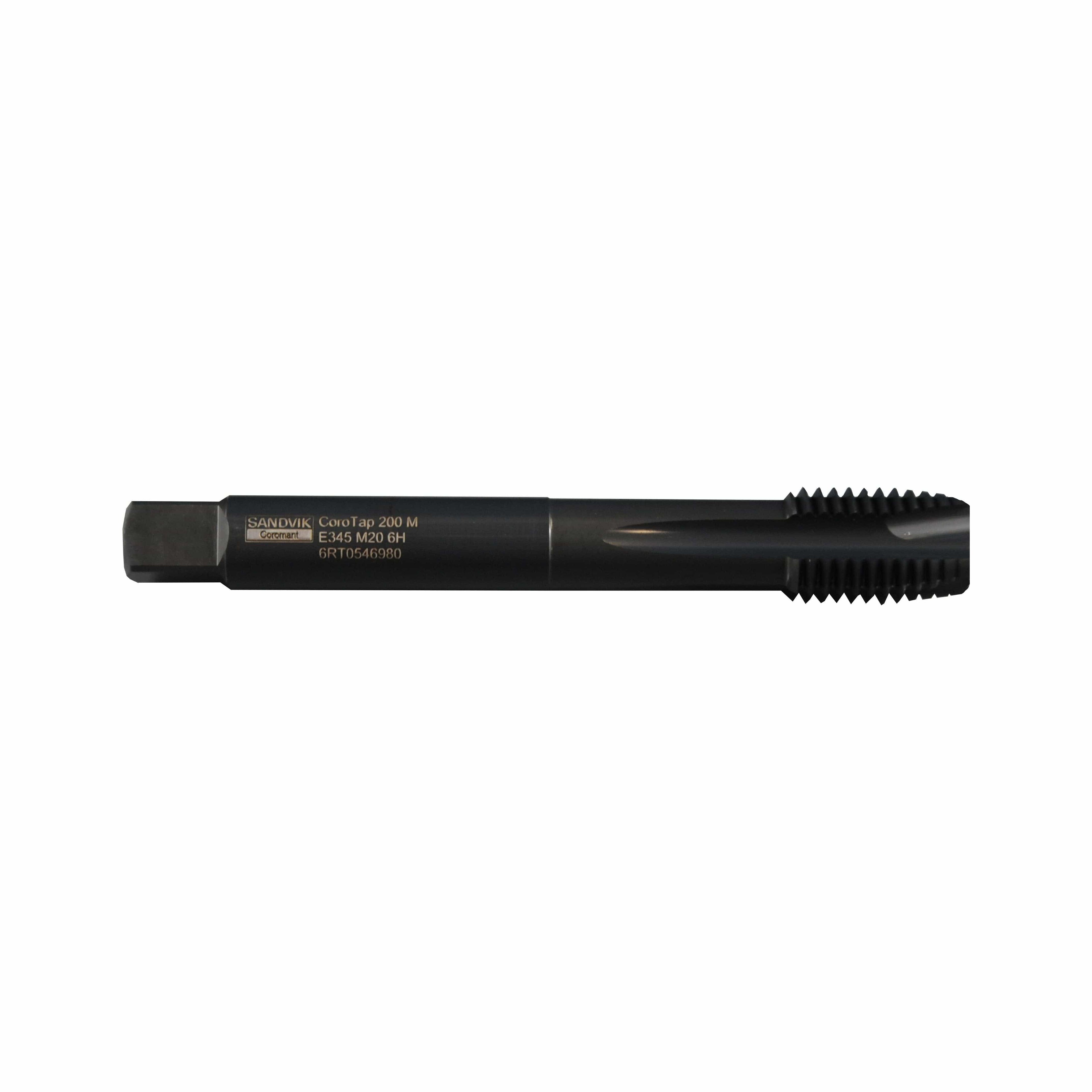 Sandvik HSS-PM Blue Gun Nose PVD FeN coated Tap 1" UNC, DIN 2184-1 Long Body-0