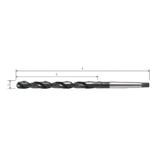 Somta Series 242 - HSS No.1 Morse Taper Shank 200mm x 315mm Extra Length Drills 10.5mm-1