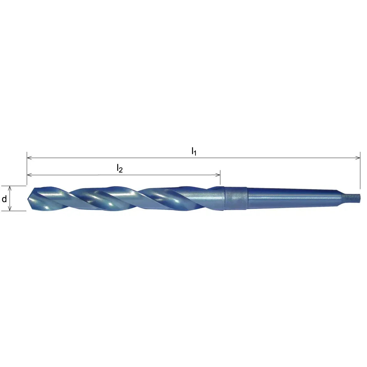 Somta 7/8" HSS Morse Taper Shank Drill MT2 DIN 345-1