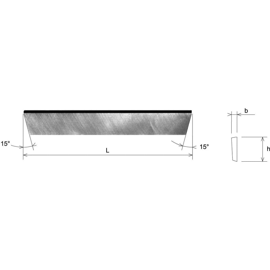Somta Series 647 – 1/2" x 3/32" x 4-1/2" Double Bevel Parting Blade-1