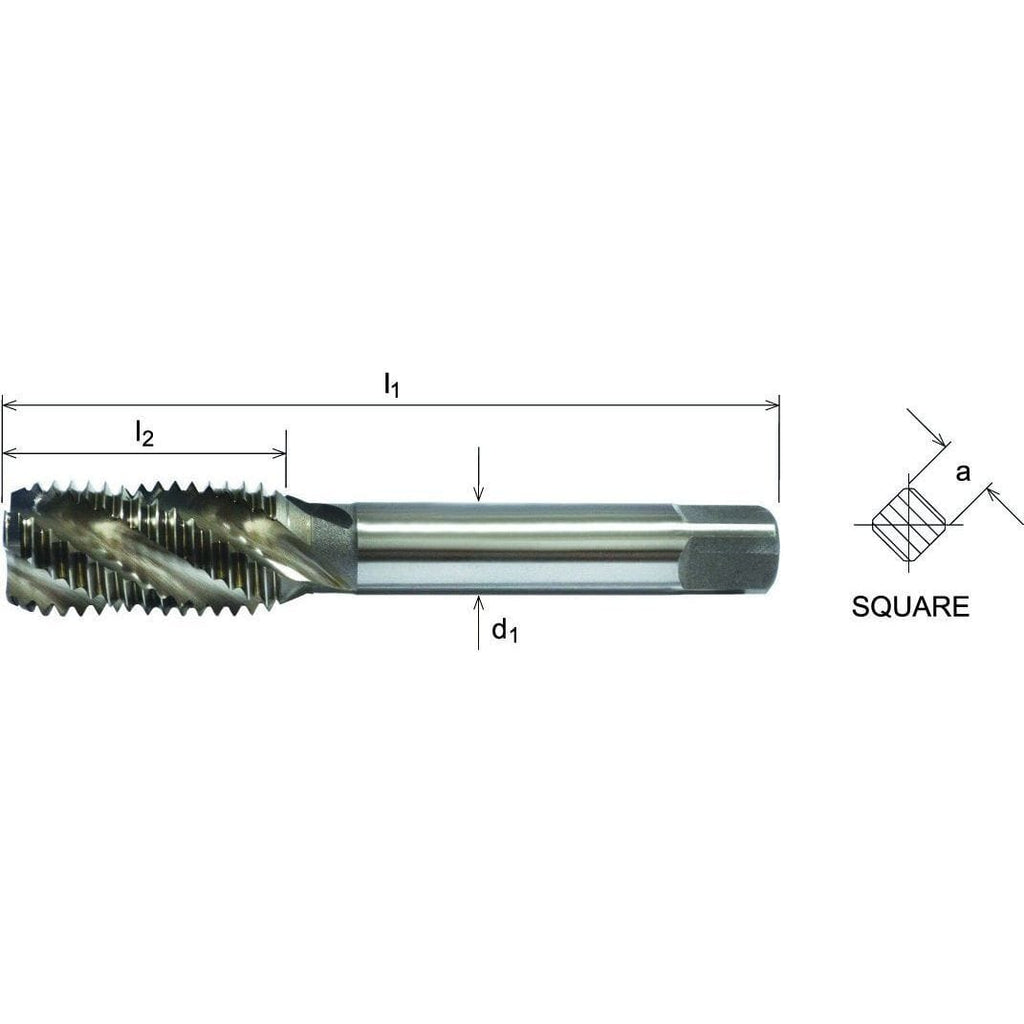 Somta Series 528 - HSSE-V Spiral Flute Tap BSW 1/4" (Standard)-0