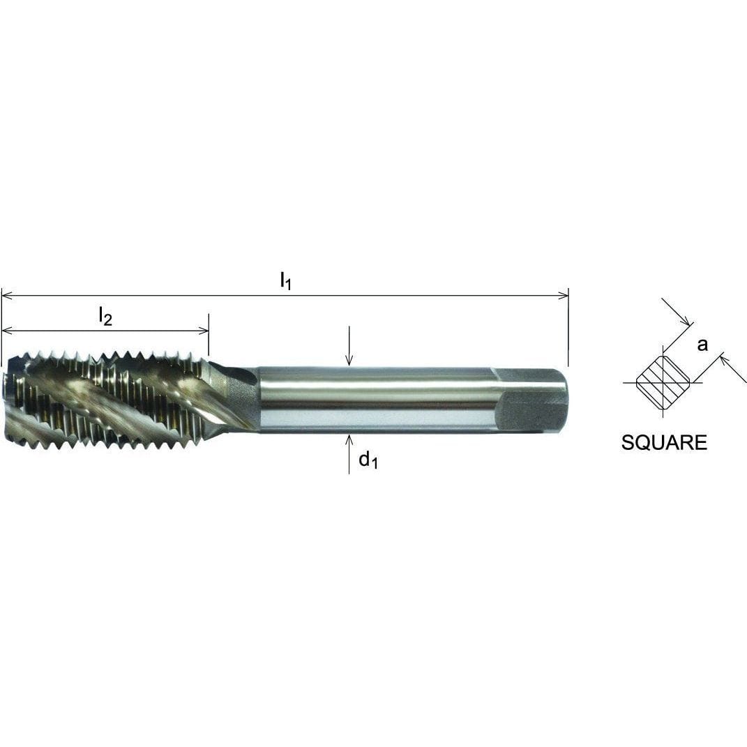 Somta Series 528 - HSSE-V Spiral Flute Tap BSW 1/4" (Standard)-0