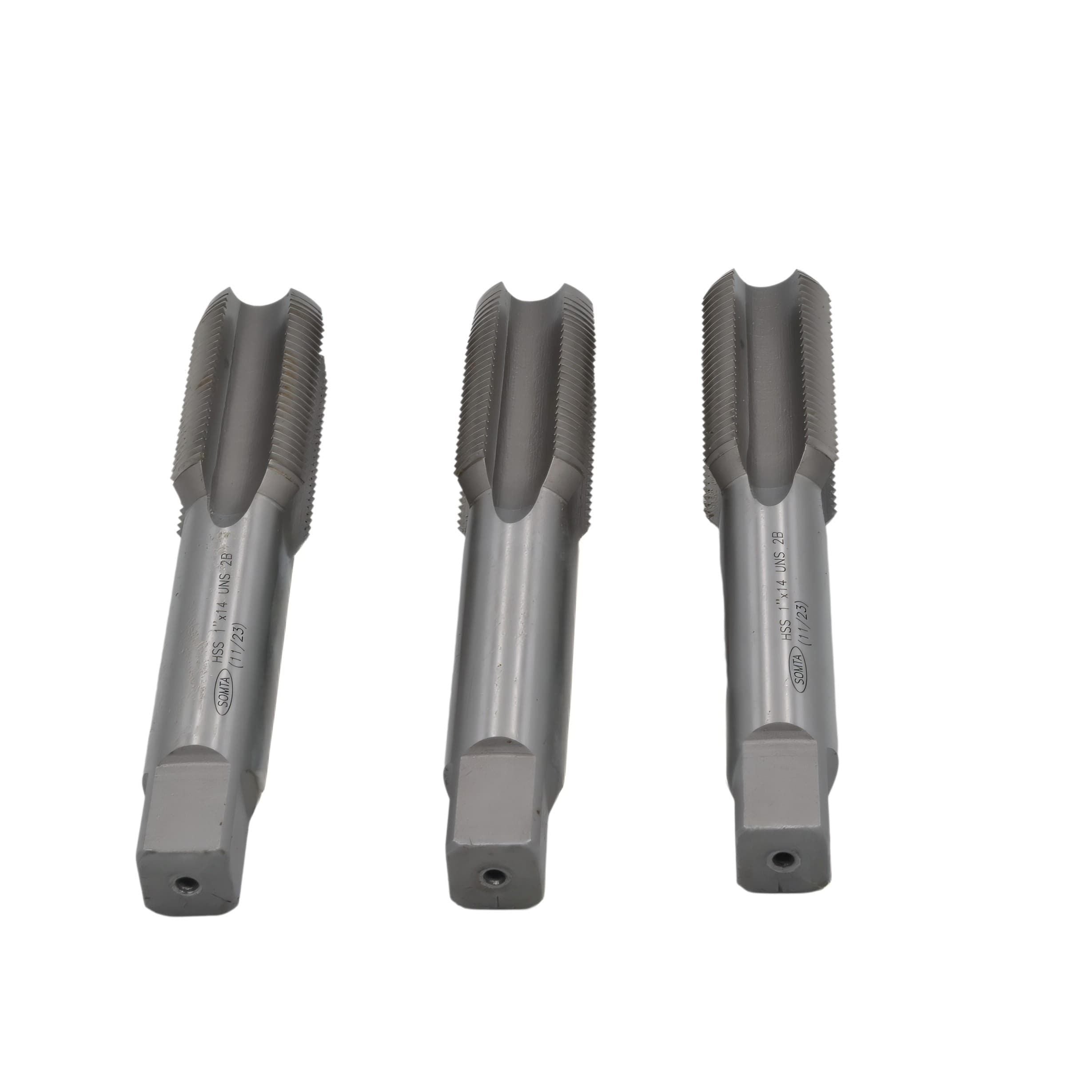 Somta Series 5A3 – 1" x 14 UNS HSS Tap Set 3 Piece (Taper, Intermediate & Bottoming)-4