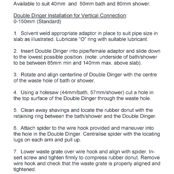 Double Dinger – The Easy Solution for Plumbing Misalignment 40mm-2