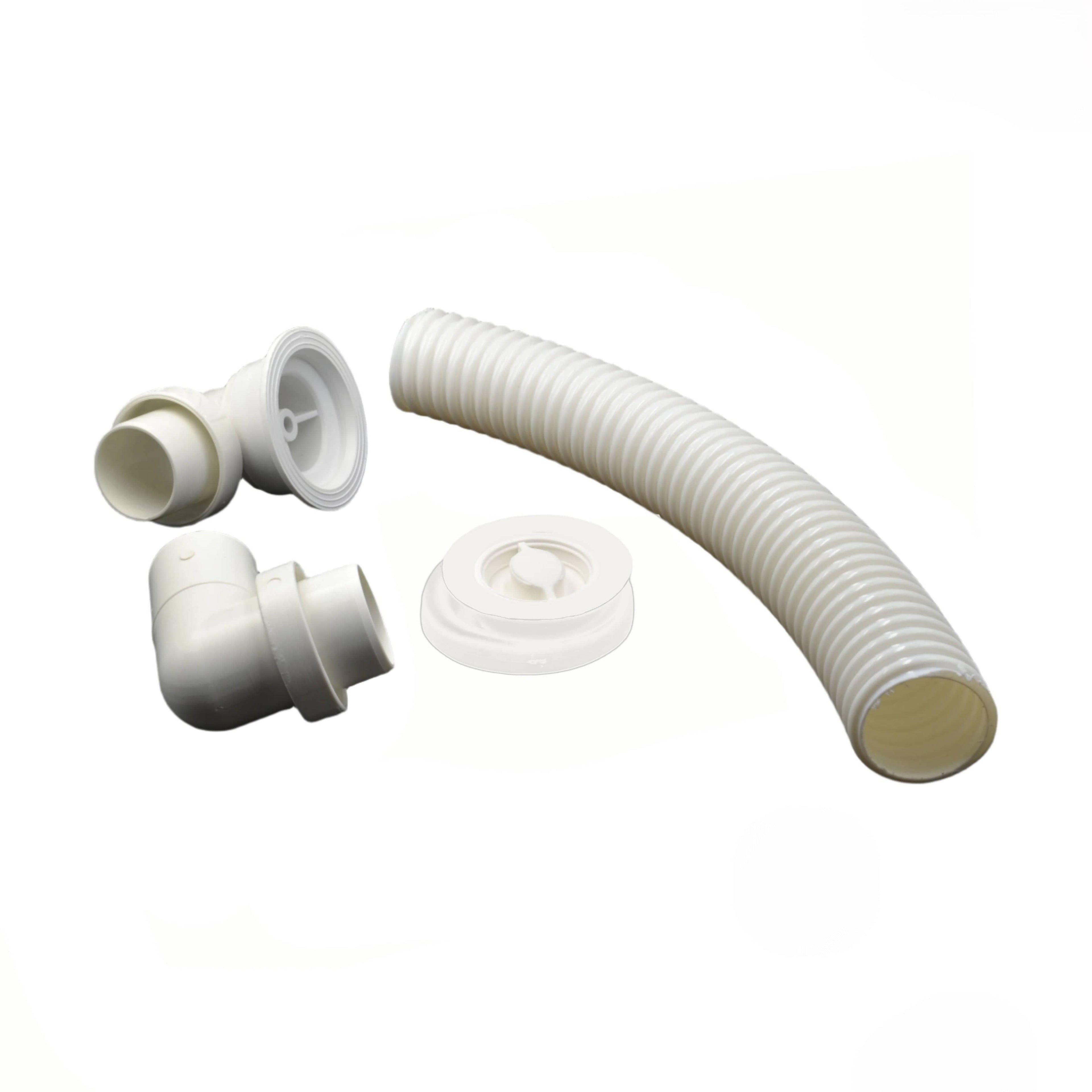 Flexible Plumbdinger - White Plated Brass Plug 40mm-2