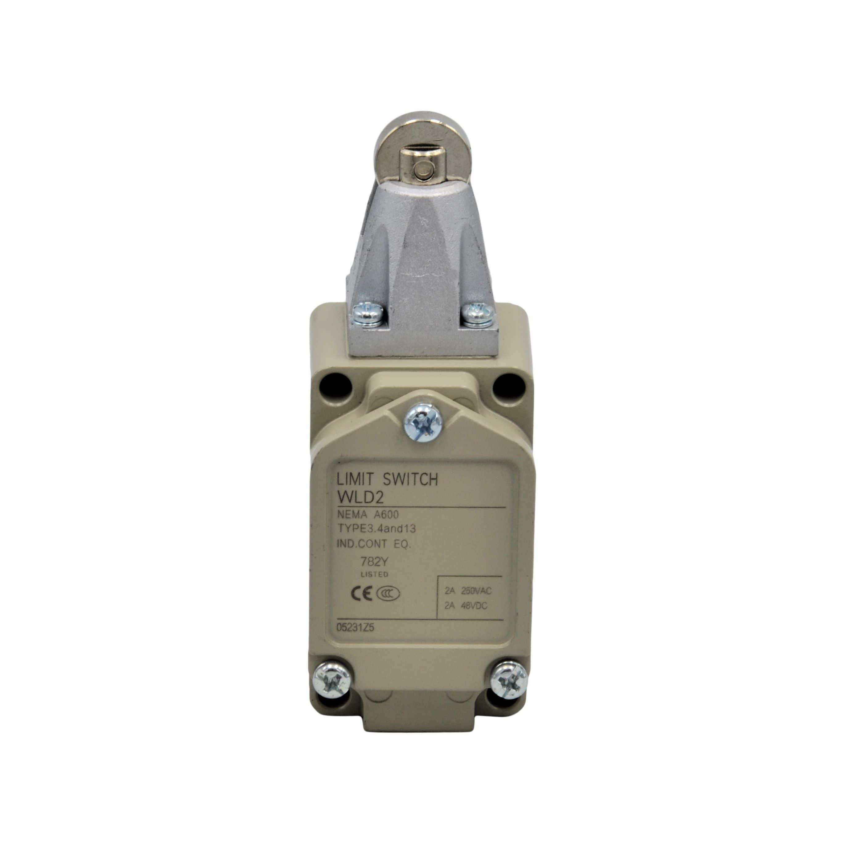 WLD2 Parallel Top-Roller Stainless Plunger Limit Switch-3
