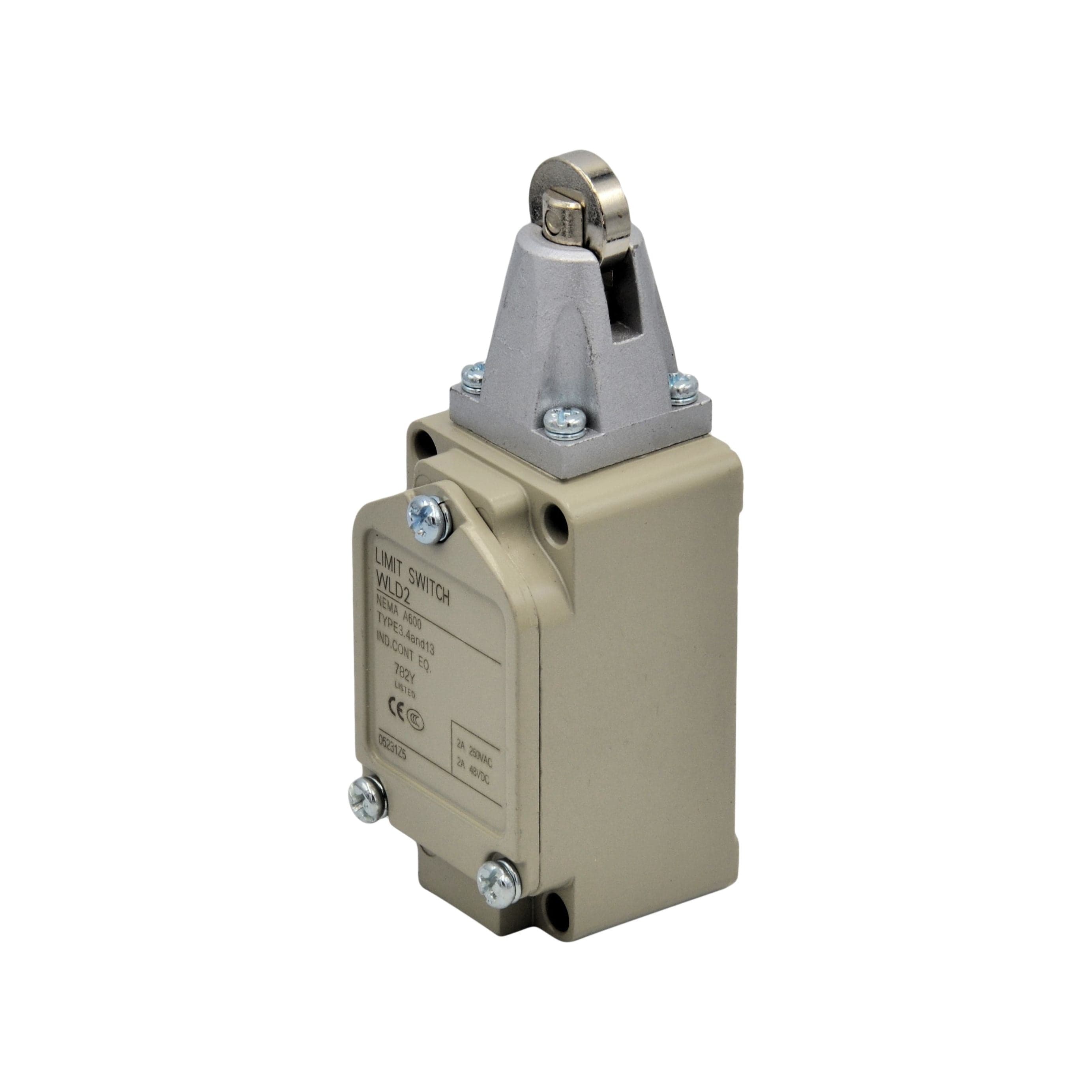 WLD2 Parallel Top-Roller Stainless Plunger Limit Switch-0