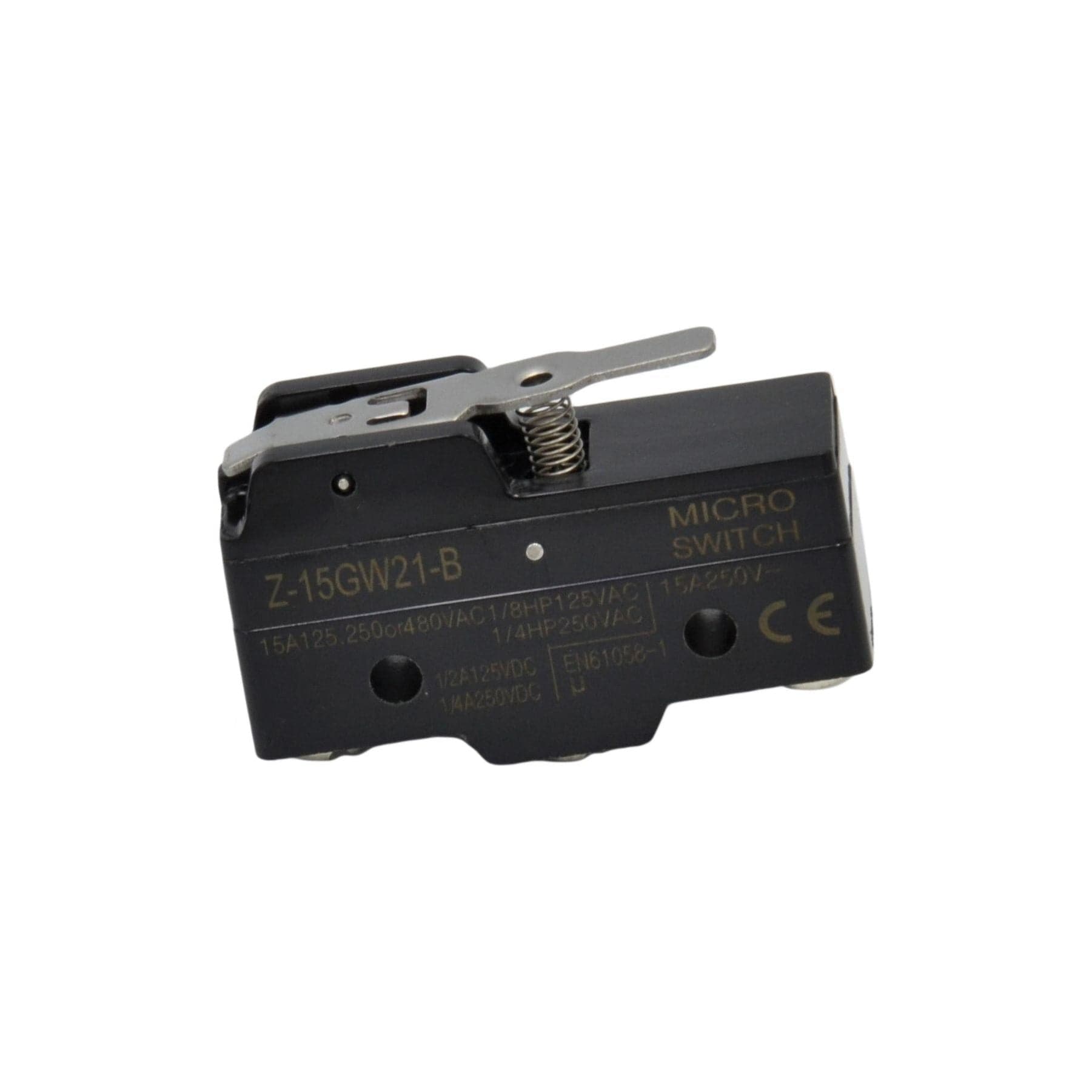 Z-15GW21-B Short Hinge, Stainless Steel Lever Micro Limit Switch-0