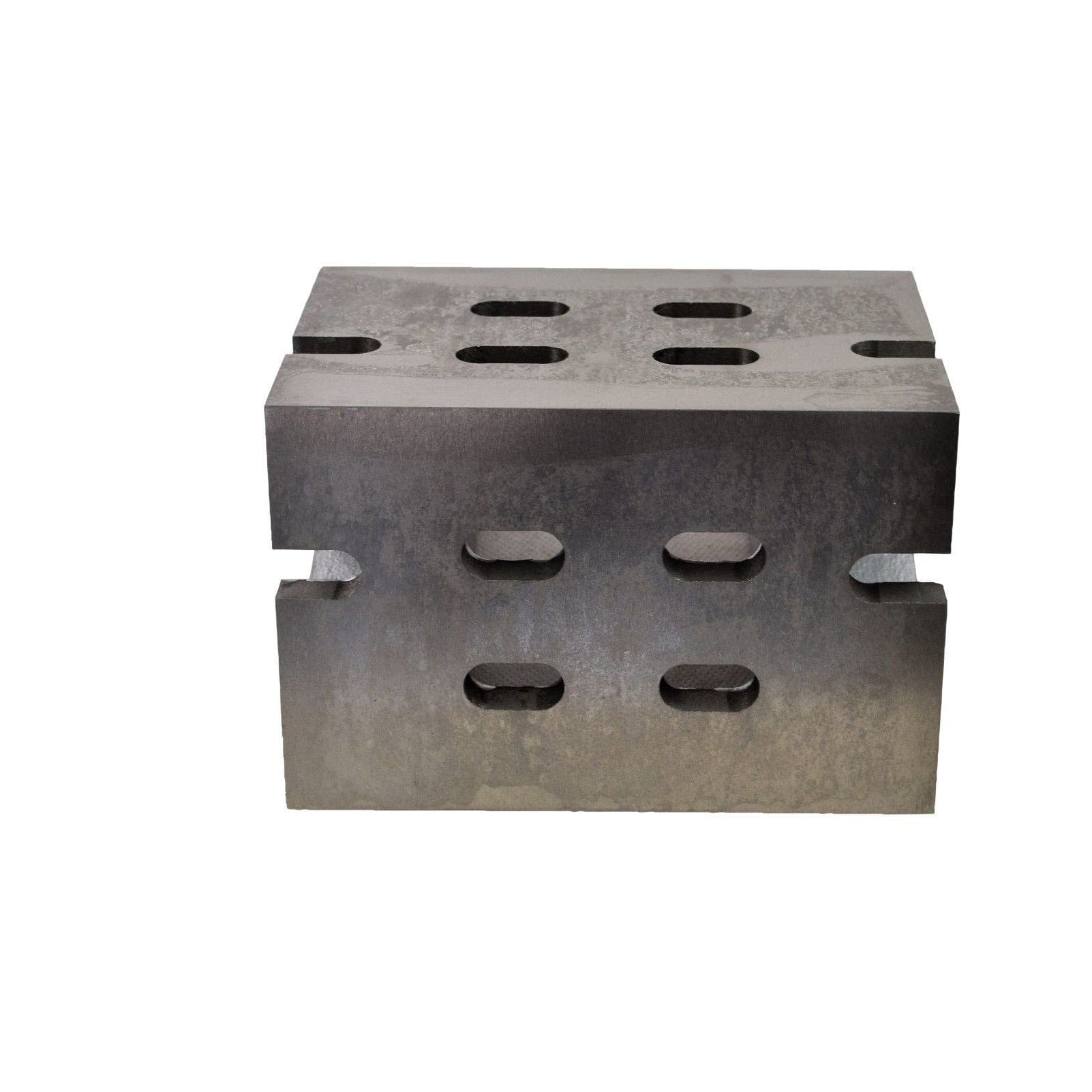 V Angle Plate 4x4x6" - Slotted and webbed-4