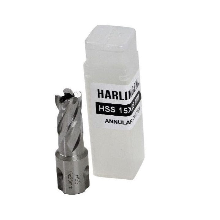 15 x 25mm D.O.C HSS Weldon Shank Annular Cutter-3