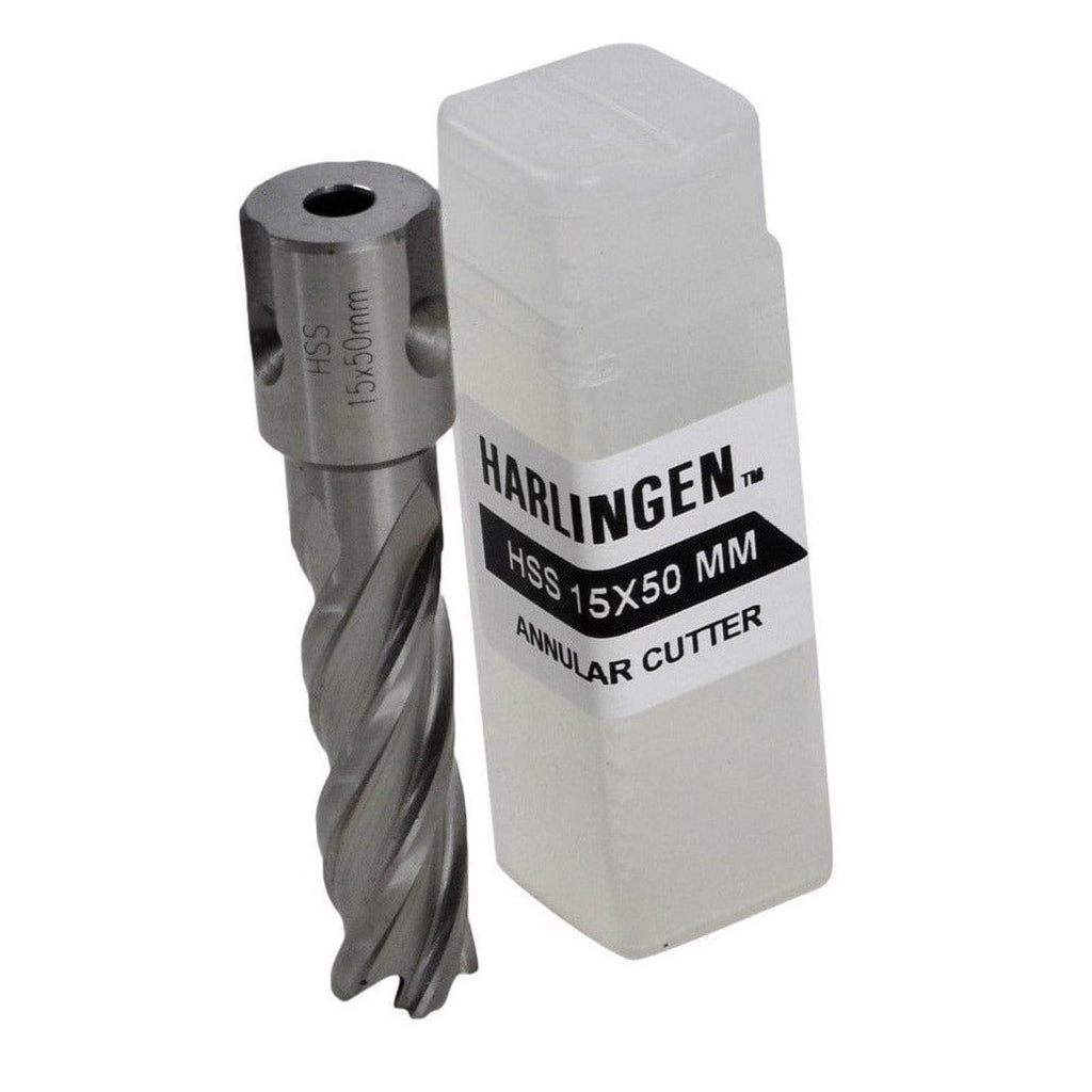 15 x 50mm D.O.C HSS Weldon Shank Annular Cutter-0