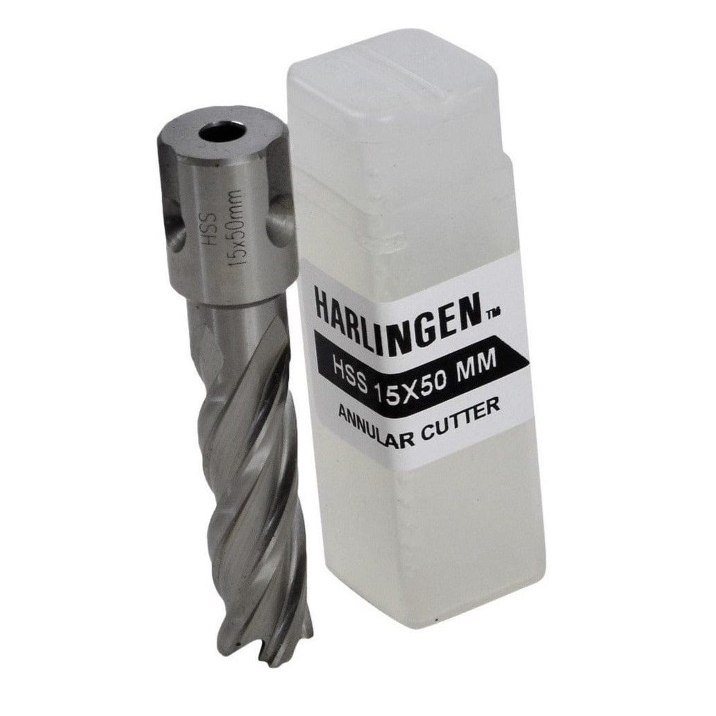 15 x 50mm D.O.C HSS Weldon Shank Annular Cutter-0
