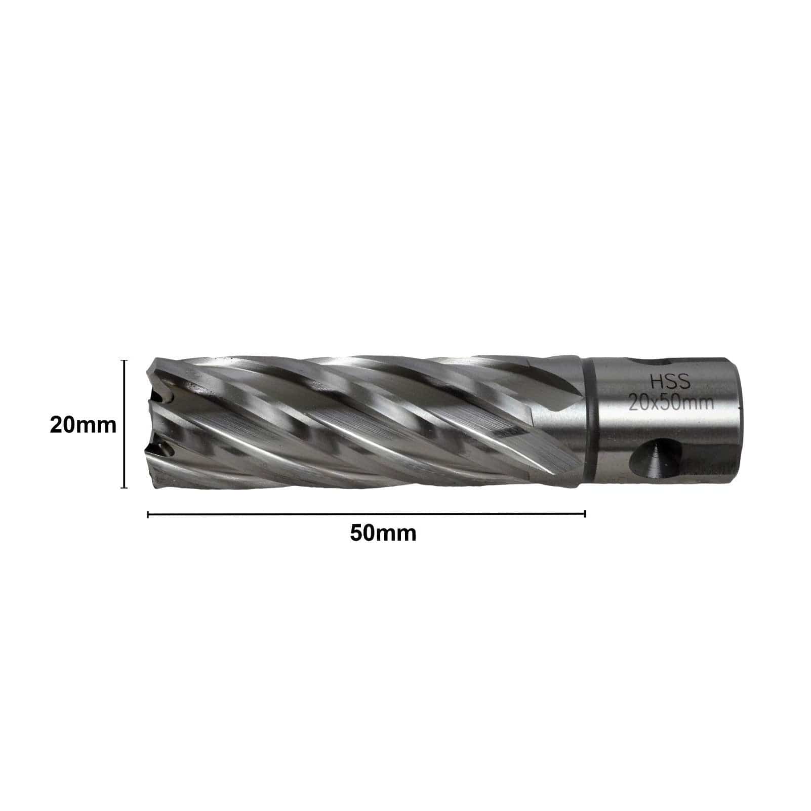 20 x 50mm D.O.C HSS Weldon Shank Annular Cutter-2