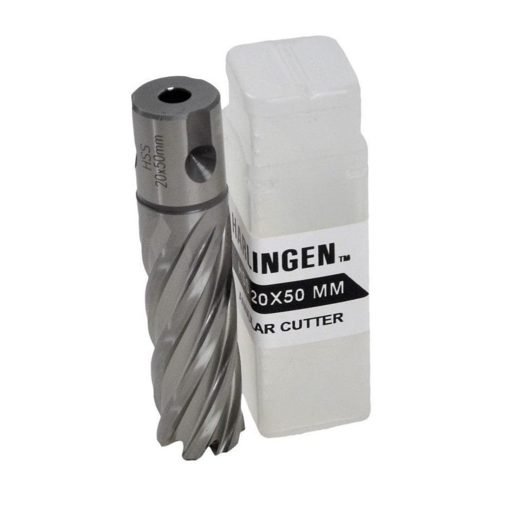 20 x 50mm D.O.C HSS Weldon Shank Annular Cutter-0