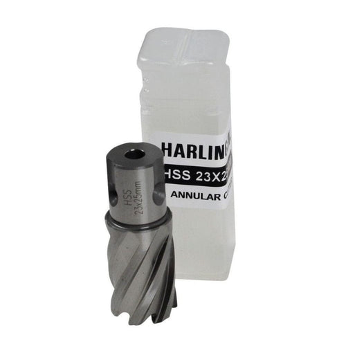 23 x 25mm D.O.C HSS Weldon Shank Annular Cutter-0