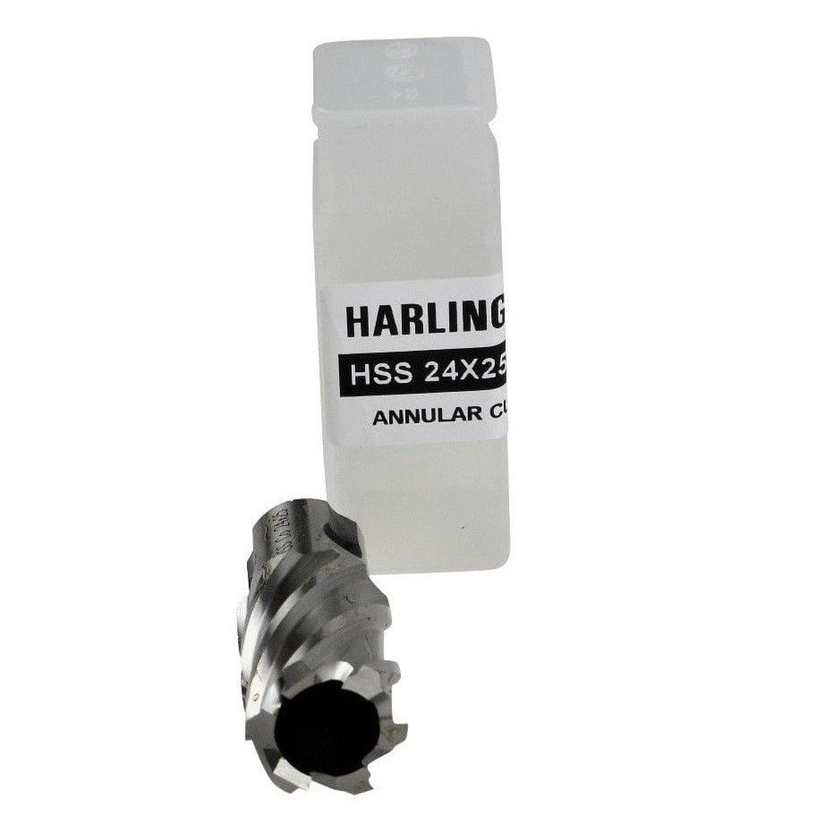 24 x 25mm D.O.C HSS Weldon Shank Annular Cutter-3