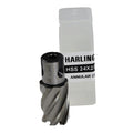 24 x 25mm D.O.C HSS Weldon Shank Annular Cutter-0