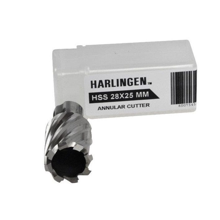 28 x 25mm D.O.C HSS Weldon Shank Annular Cutter-4