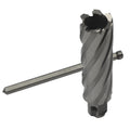 28 x 75mm D.O.C HSS Weldon Shank Annular Cutter with Pilot Pin-0