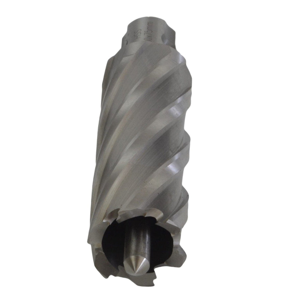30 x 75mm D.O.C HSS Weldon Shank Annular Cutter-3
