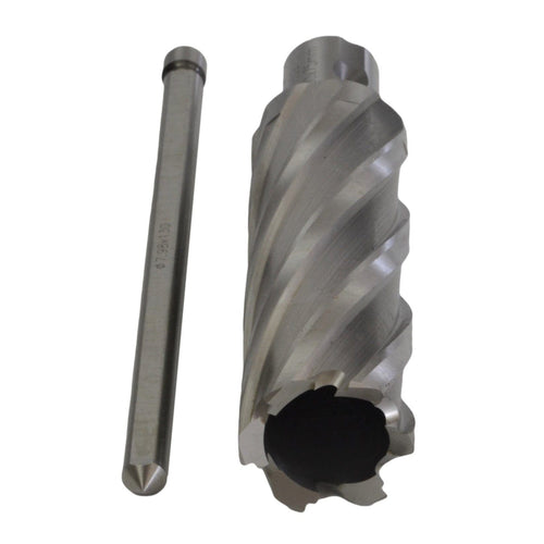 30 x 75mm D.O.C HSS Weldon Shank Annular Cutter with Pilot Pin-1