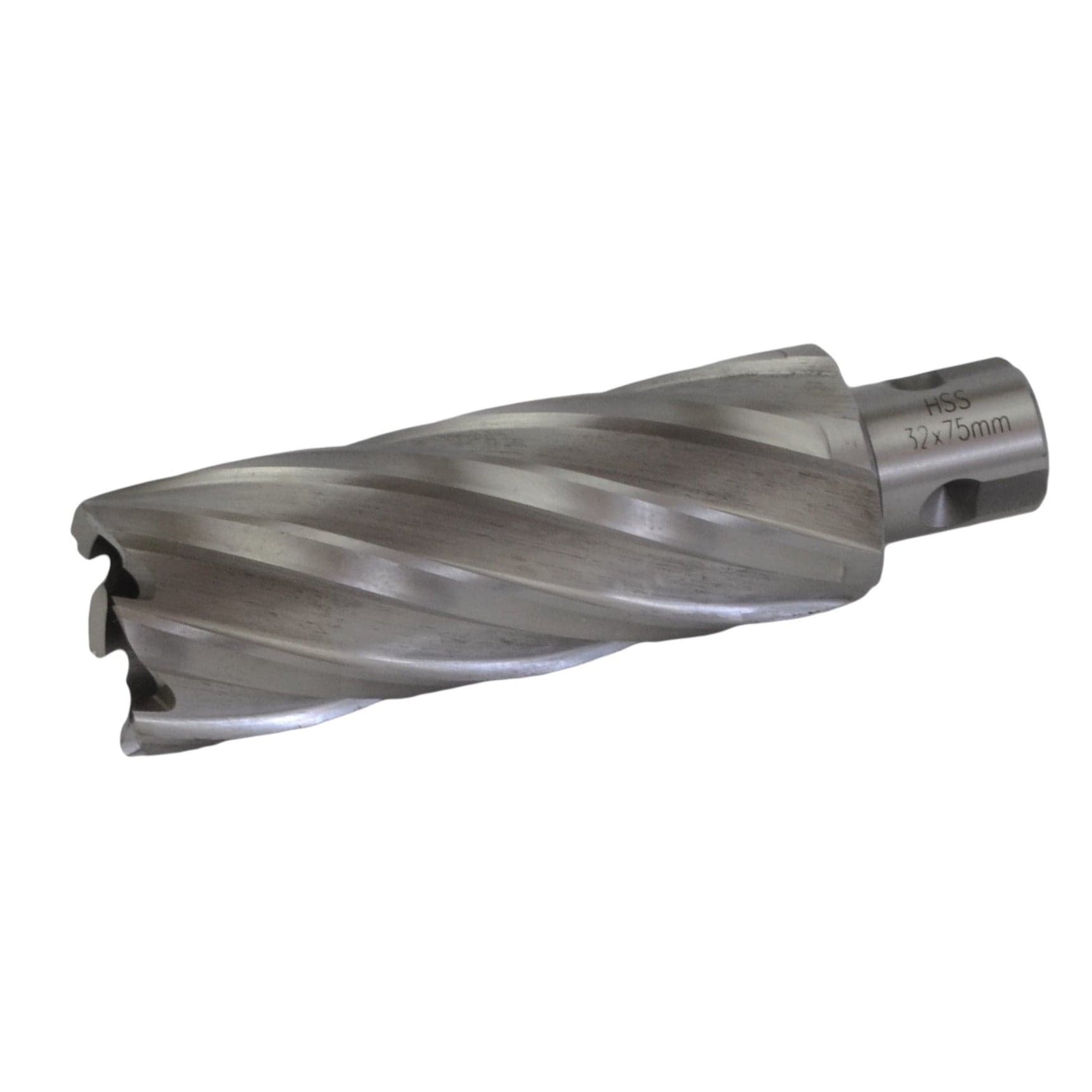 32 x 75mm D.O.C HSS Weldon Shank Annular Cutter-4