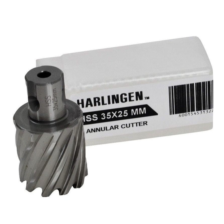35 x 25mm D.O.C HSS Weldon Shank Annular Cutter-0