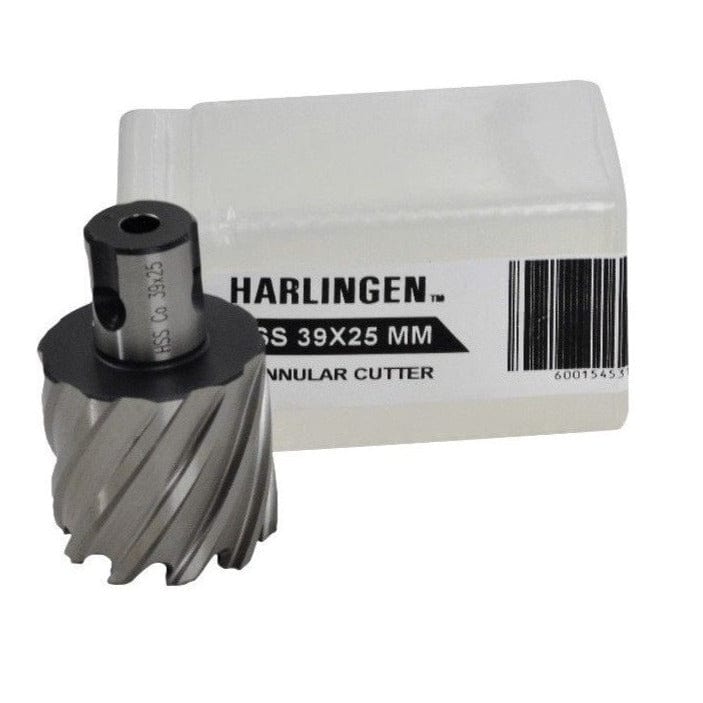 39 x 25mm D.O.C HSS Weldon Shank Annular Cutter-0