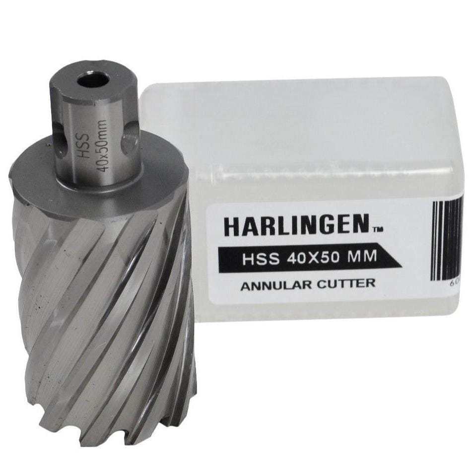 40 x 50mm D.O.C HSS Weldon Shank Annular Cutter-0