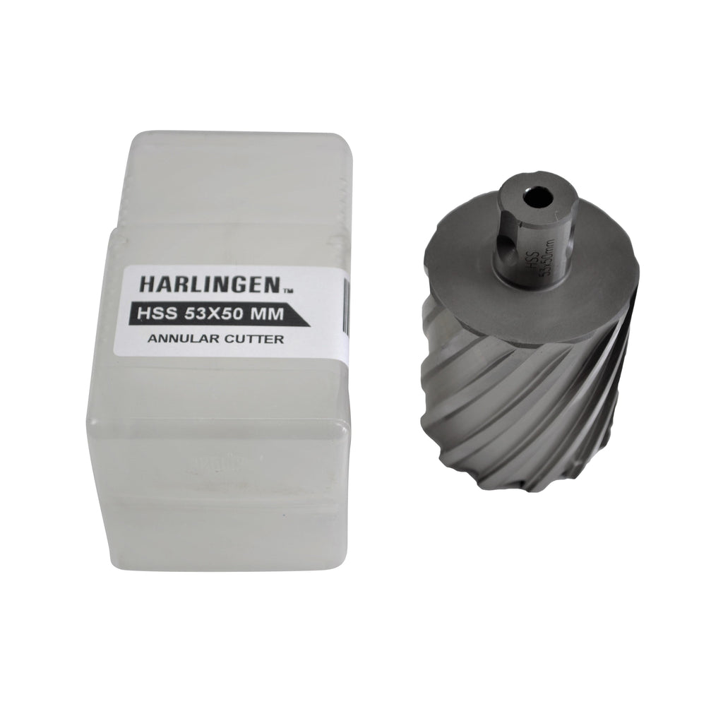 53 x 50mm D.O.C HSS Weldon Shank Annular Cutter-0