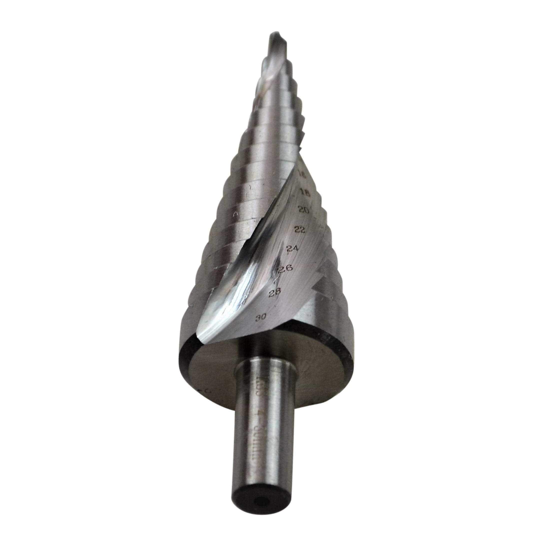 3 Piece Spiral Flute Step Drill Set-4
