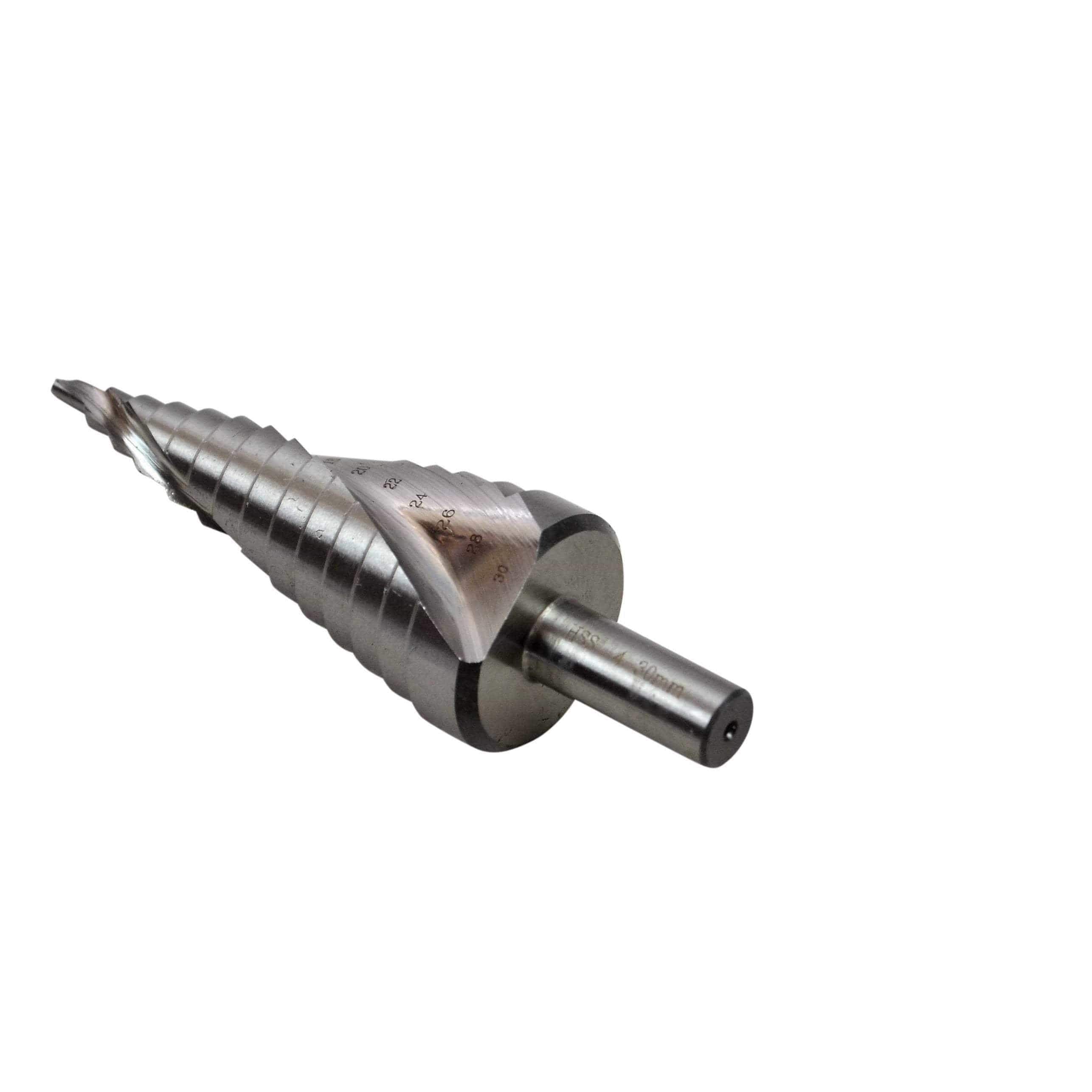 3 Piece Spiral Flute Step Drill Set-3