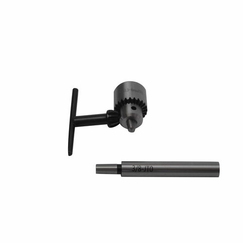 0.3-4mm Key Drill Chuck with JT0 3/8 Straight Shank Arbor-1