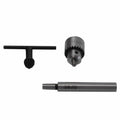 0.3-4mm Key Drill Chuck with JT0 3/8 Straight Shank Arbor-0