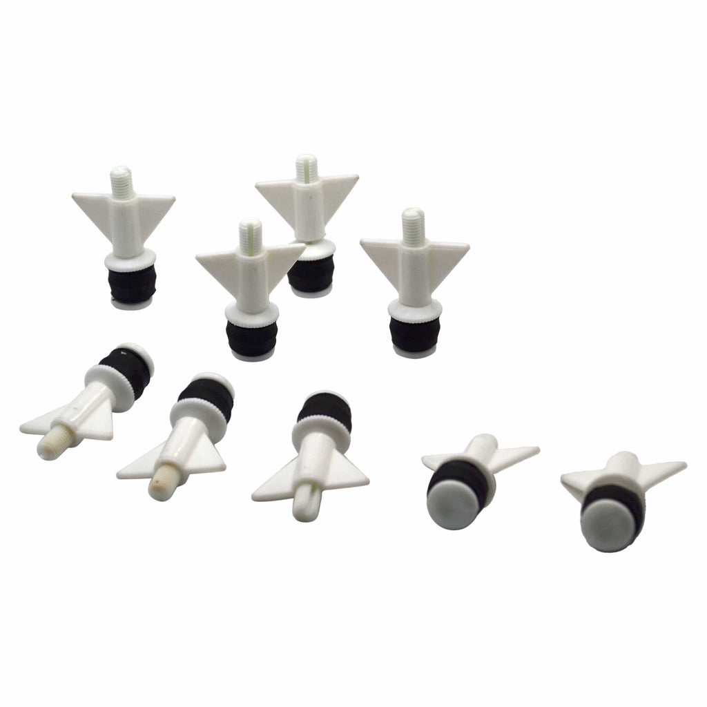 9x Nylon Mechanical Pipe Test Plug Bung No Bypass 18mm to 26mm-1