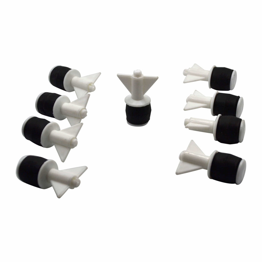 9x Nylon Mechanical Pipe Test Plug Bung No Bypass 23mm to 32mm-1