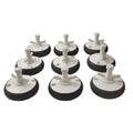 9x Nylon Mechanical Pipe Test plug bung with 13mm bypass 119mm to 142mm-0