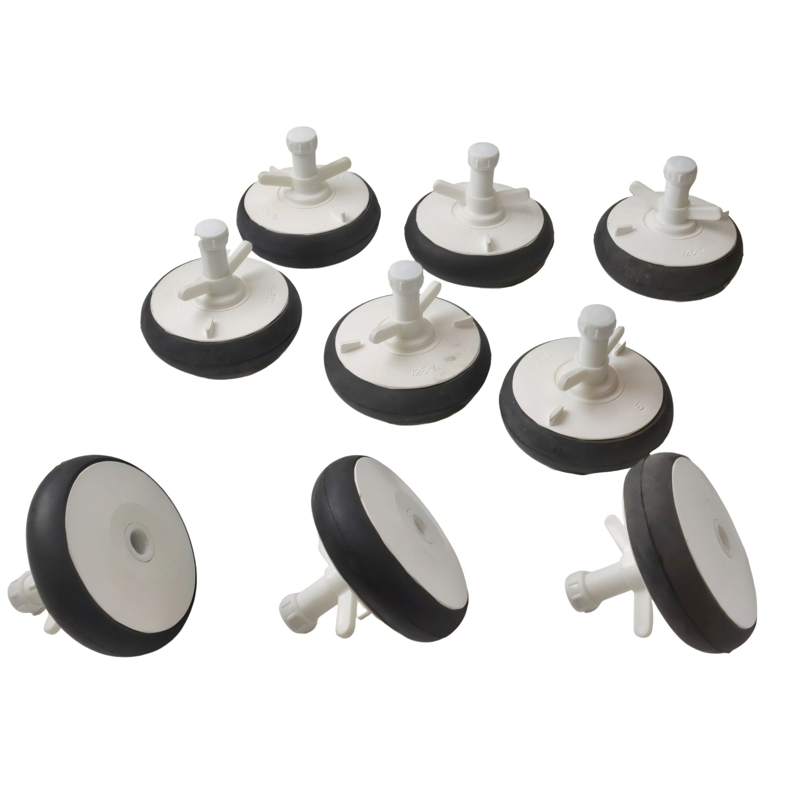 9x Nylon Mechanical Pipe Test plug bung with 13mm bypass 119mm to 142mm-1
