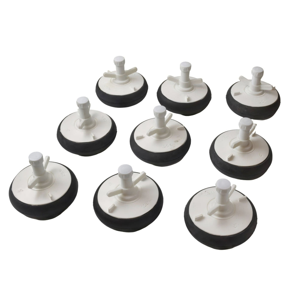 9x Nylon Mechanical Pipe Test plug bung with 13mm bypass 119mm to 142mm-3