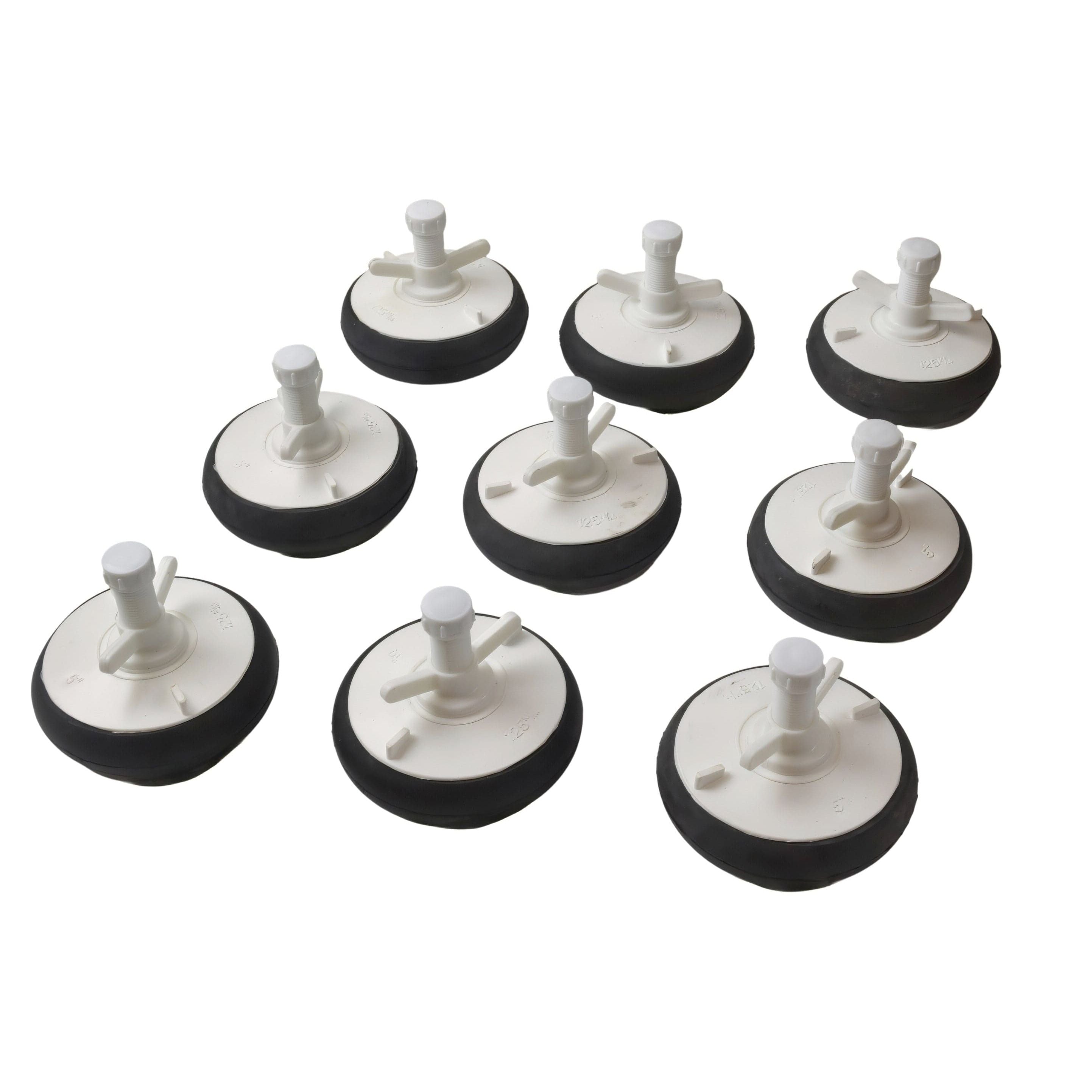 9x Nylon Mechanical Pipe Test plug bung with 13mm bypass 119mm to 142mm-3