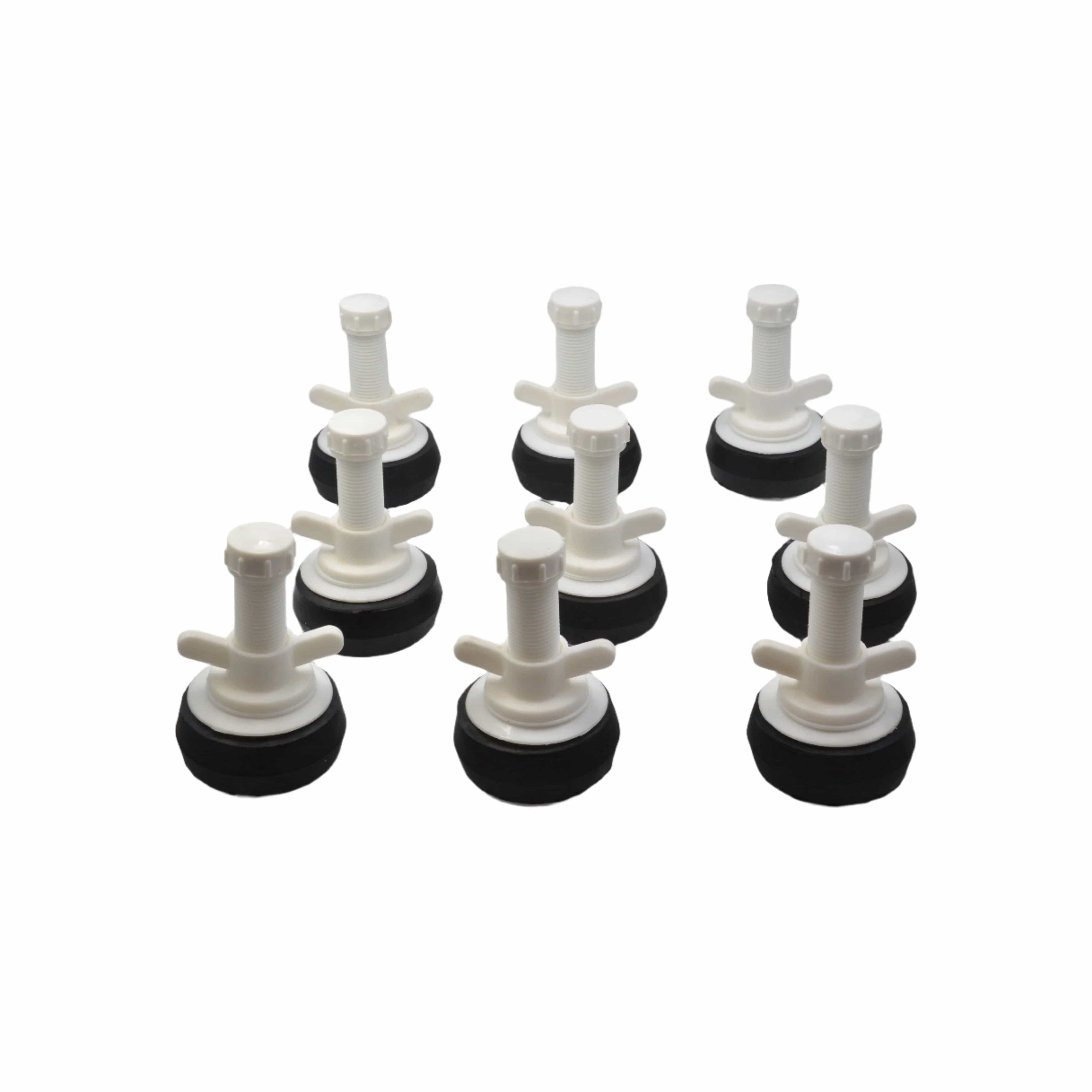 9x Nylon Mechanical Pipe Test Plug Bung with 13mm Bypass 63mm to 76mm-2