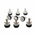 9x Nylon Mechanical Pipe Test Plug Bung with 13mm Bypass 63mm to 76mm-0