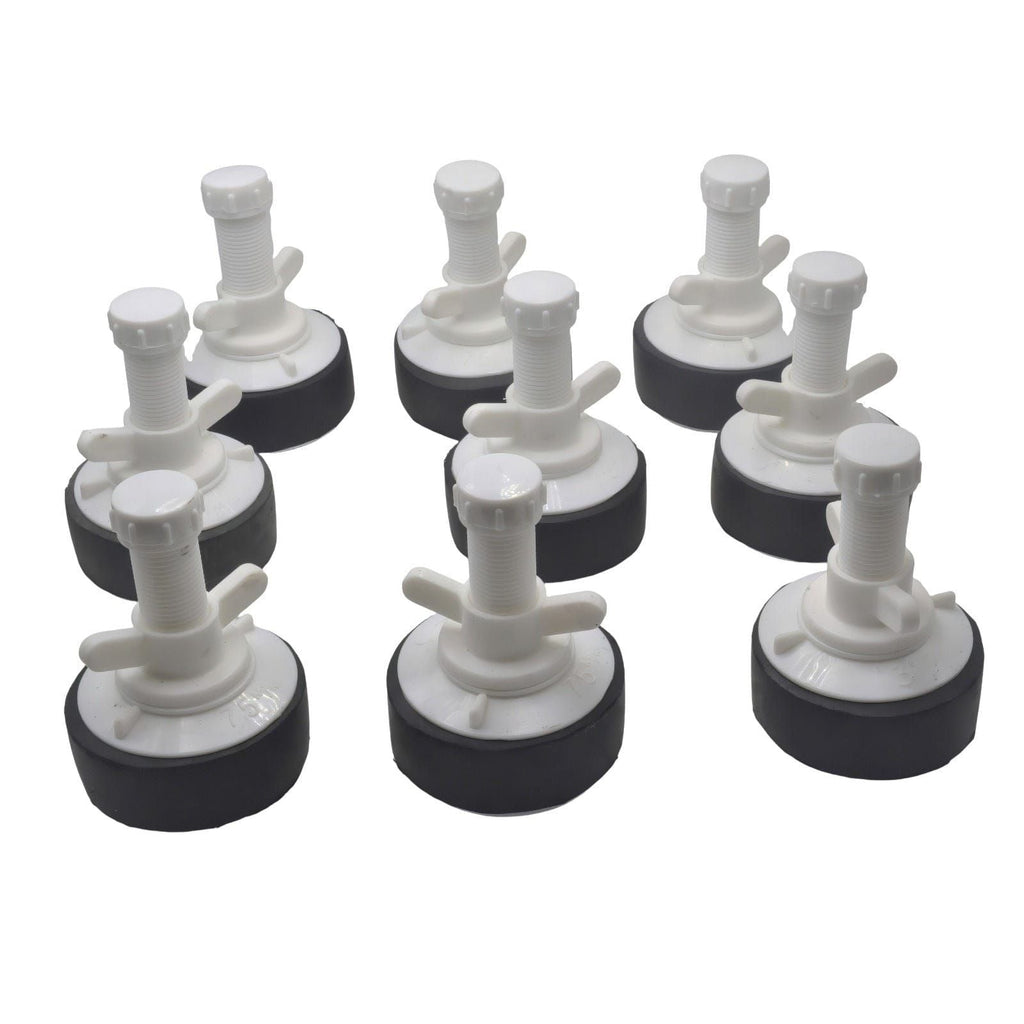 9x Nylon Mechanical Pipe Test plug bung with 13mm bypass 73mm to 88mm-2