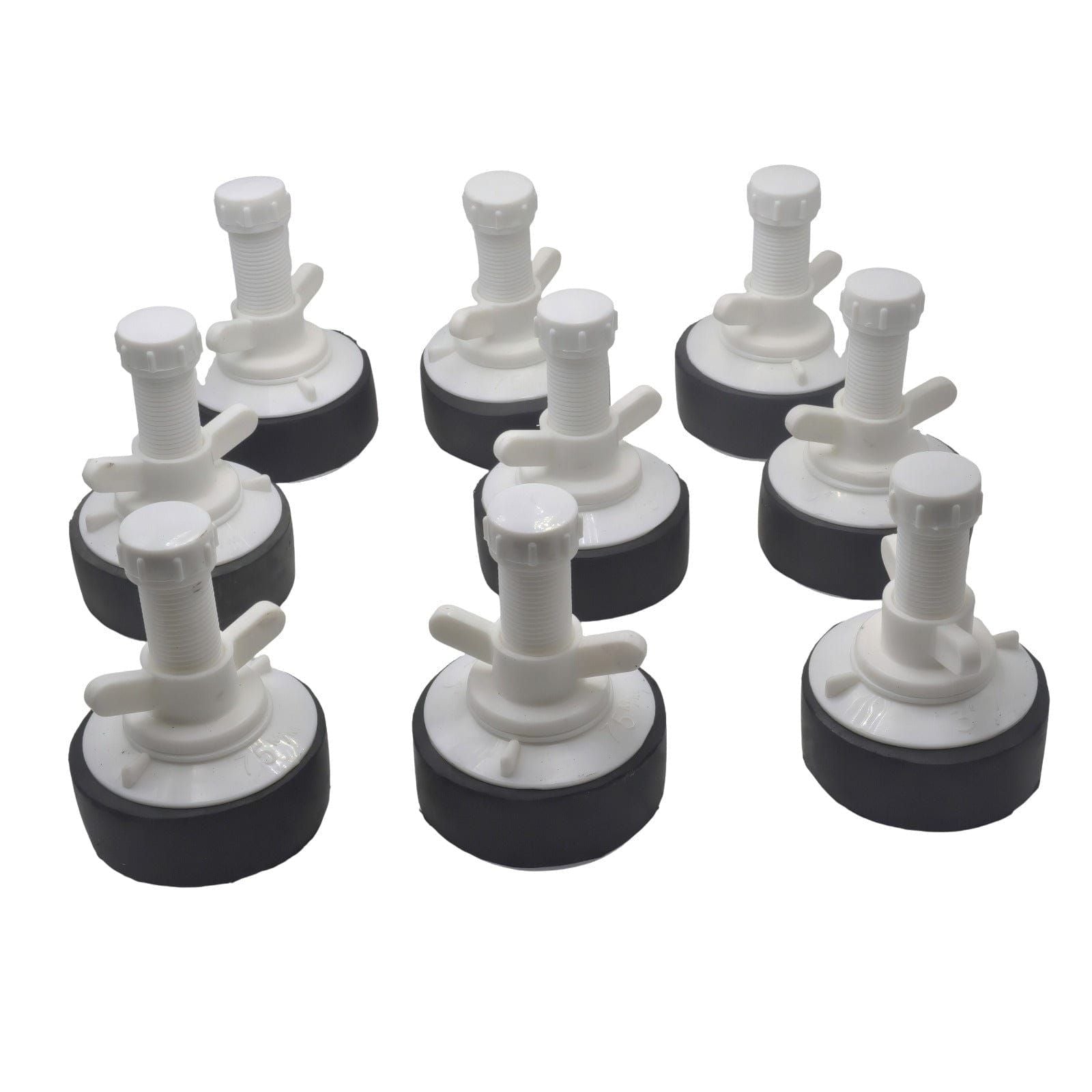 9x Nylon Mechanical Pipe Test plug bung with 13mm bypass 73mm to 88mm-2