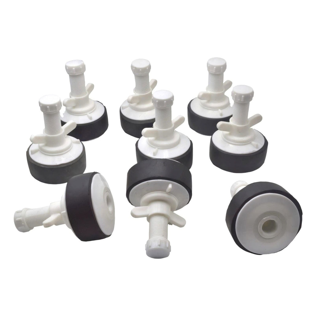 9x Nylon Mechanical Pipe Test plug bung with 13mm bypass 73mm to 88mm-1
